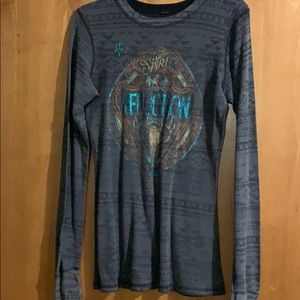 L/S Reversable Affliction Top